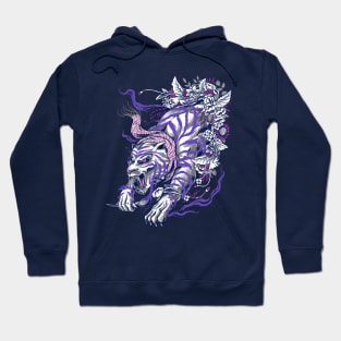 batik tiger Hoodie